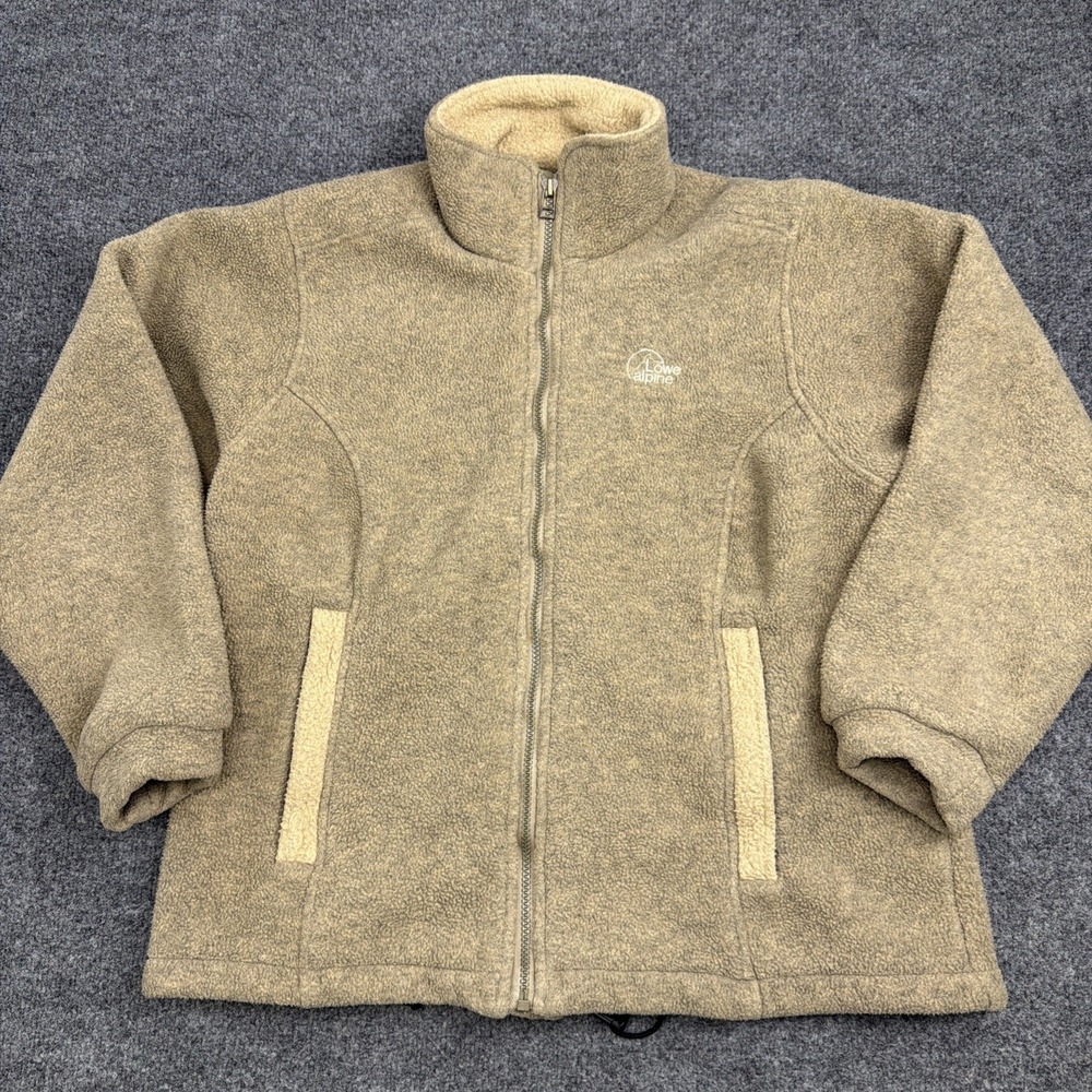 Vtg Lowe Alpine Heavyweight Sherpa Pile Fleece Jacket Outdoor Pullover Women's S